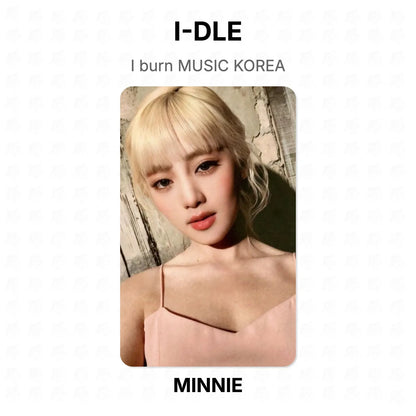 I-DLE I burn MUSIC KOREA Official Photocard