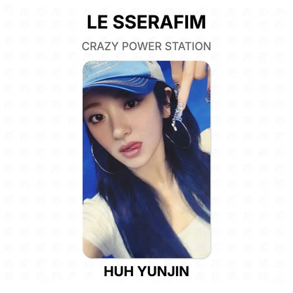 LE SSERAFIM CRAZY POWER STATION Official Photocard