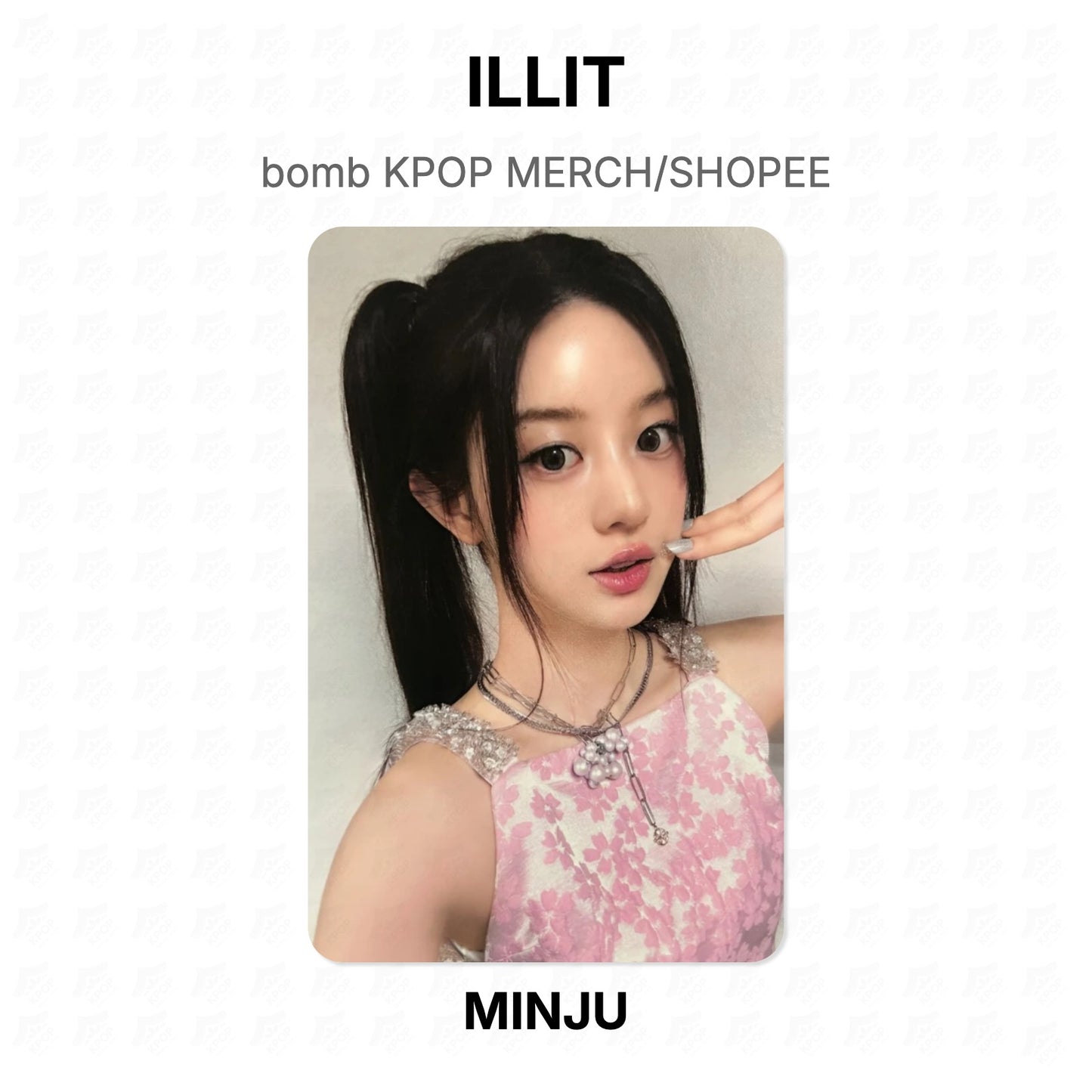 ILLIT bomb KPOP MERCH/SHOPEE Official Photocard