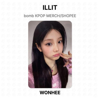 ILLIT bomb KPOP MERCH/SHOPEE Official Photocard