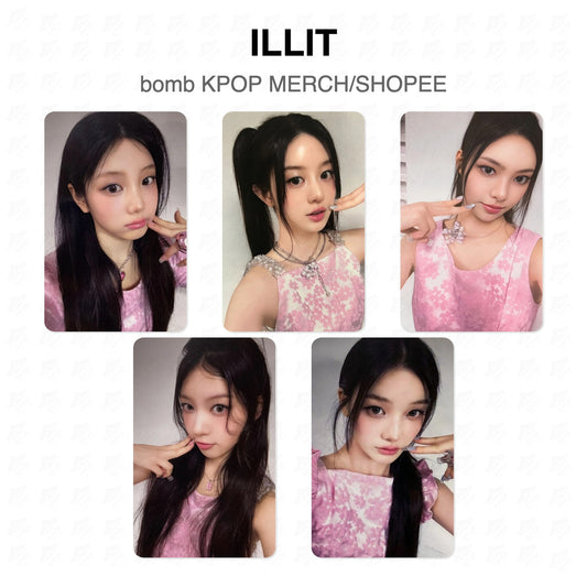 ILLIT bomb KPOP MERCH/SHOPEE Official Photocard
