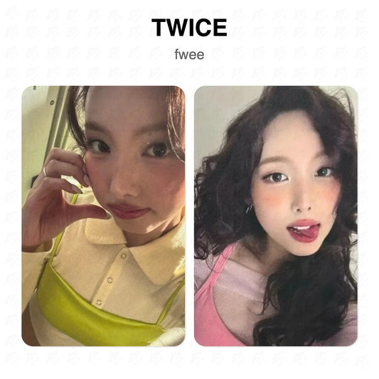 TWICE fwee Official Photocard