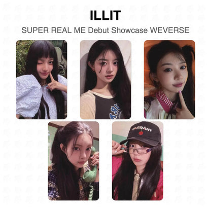 ILLIT SUPER REAL ME Debut Showcase WEVERSE Official Photocard