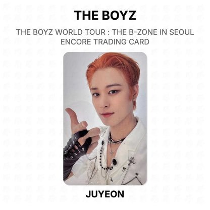 THE BOYZ WORLD TOUR : THE B-ZONE IN SEOUL ENCORE TRADING CARD Official Photocard