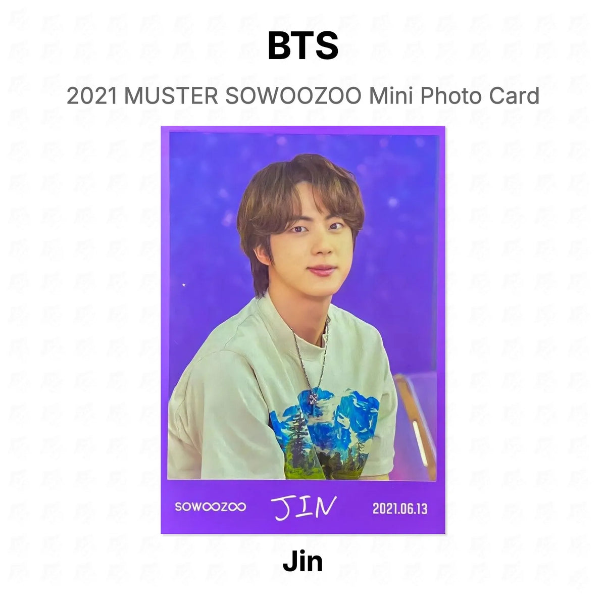BTS 2021 MUSTER SOWOOZOO Mini Photo Card โฟโต้การ์ดของแท้