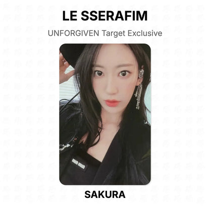 LE SSERAFIM UNFORGIVEN Target Exclusive Official Photocard