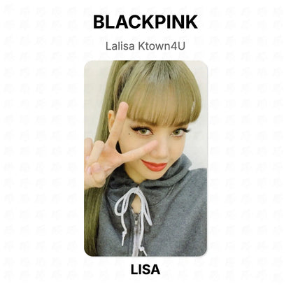 BLACKPINK Lalisa Ktown4U Official Photocard