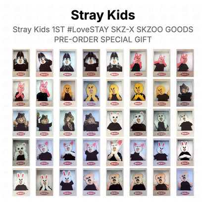 Stray Kids 1ST #LoveSTAY SKZ-X SKZOO GOODS PRE-ORDER SPECIAL GIFT Official Photocard
