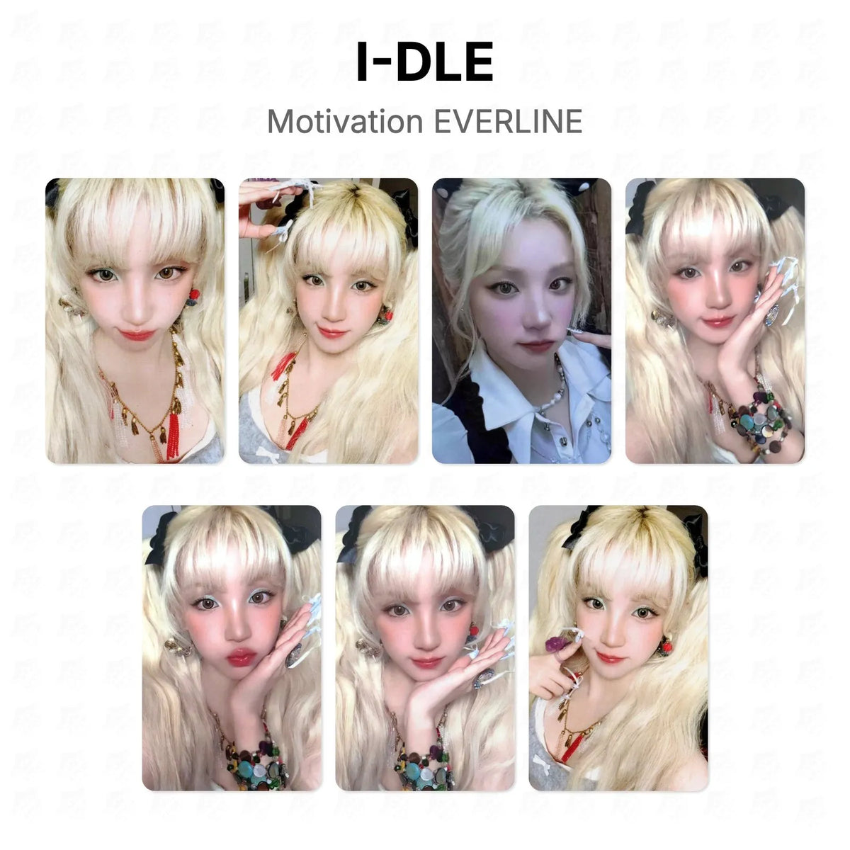 I-DLE Motivation EVERLINE Official Photocard