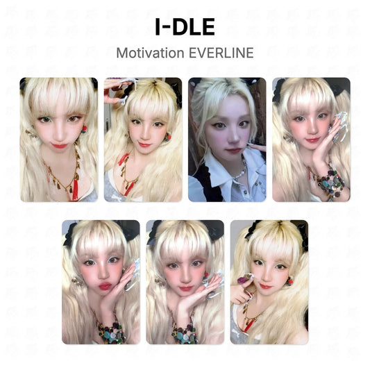 I-DLE Motivation EVERLINE Official Photocard