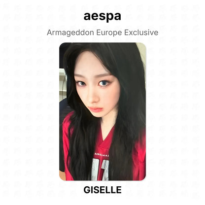 aespa Armageddon Europe Exclusive Official Photocard