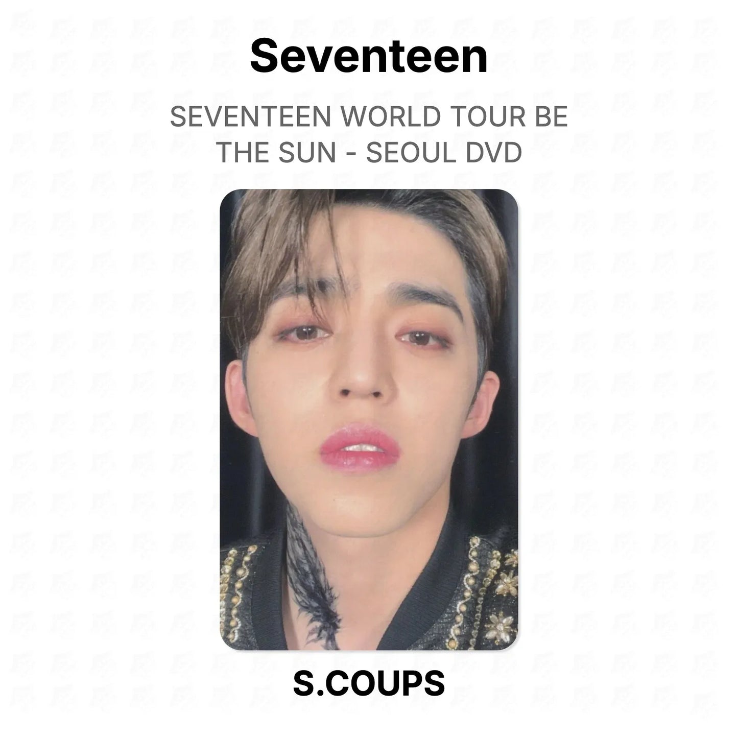 Seventeen WORLD TOUR BE THE SUN - SEOUL DVD Official Photocard