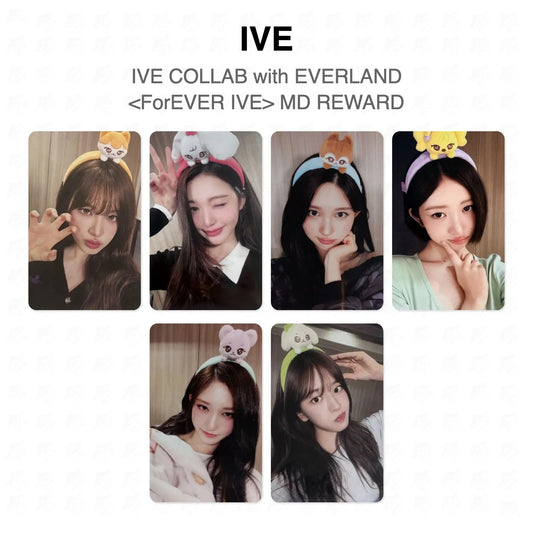 IVE COLLAB with EVERLAND <ForEVER IVE> MD REWARD Official Photocard