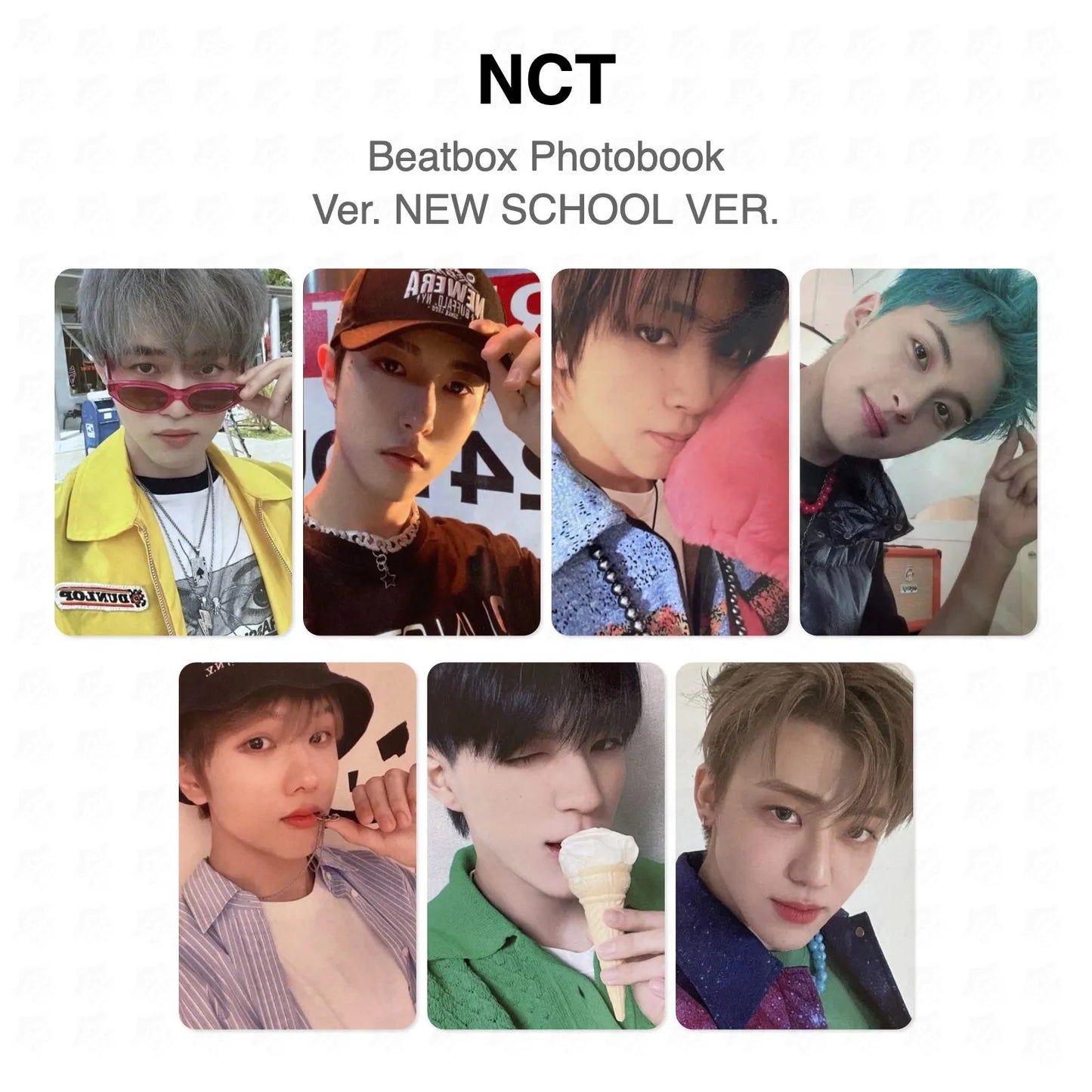 NCT Beatbox Photobook Ver. NEW SCHOOL VER. Official Photocard