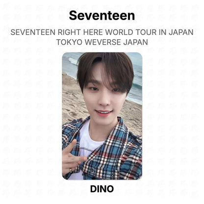Seventeen RIGHT HERE WORLD TOUR IN JAPAN TOKYO WEVERSE JAPAN Official Photocard