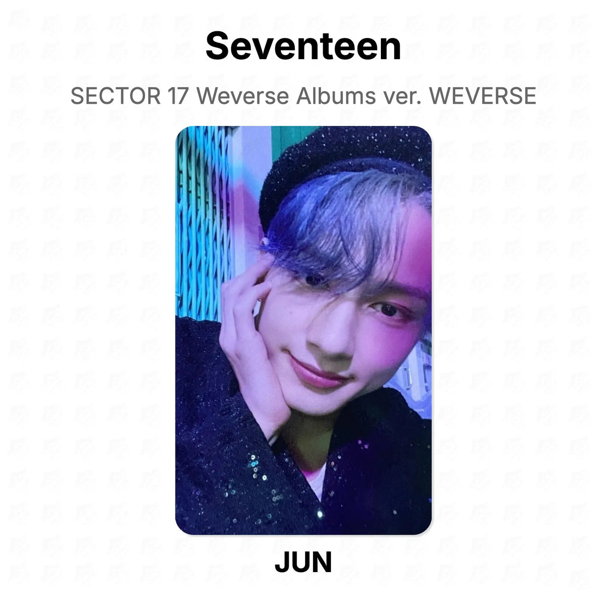 Seventeen SECTOR 17 Weverse Albums ver. WEVERSE Official Photocard