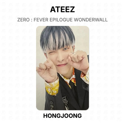 ATEEZ ZERO : FEVER EPILOGUE WONDERWALL Official Photocard