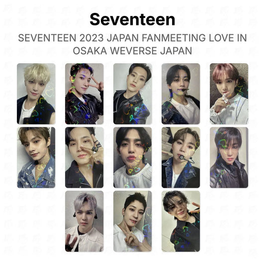Seventeen 2023 JAPAN FANMEETING LOVE IN OSAKA WEVERSE JAPAN Official Photocard