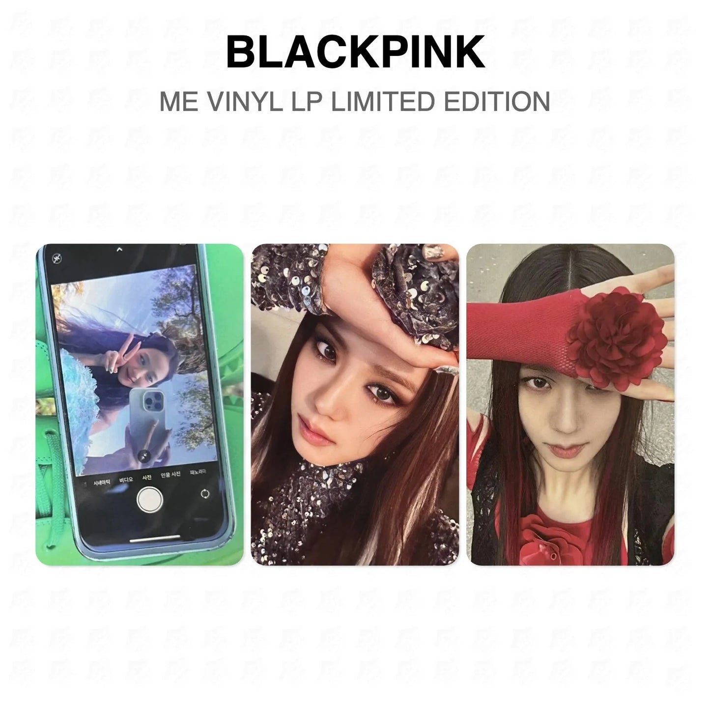 BLACKPINK ME VINYL LP LIMITED EDITION Official Photocard