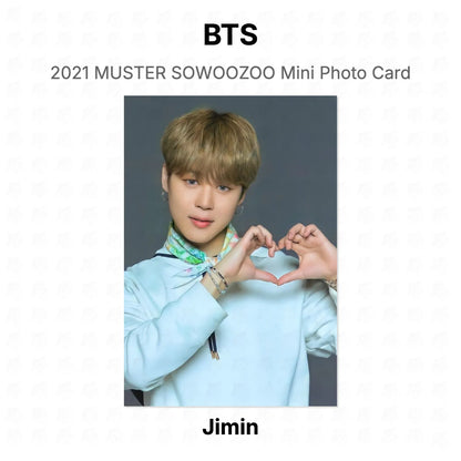 BTS 2021 MUSTER SOWOOZOO Mini Photo Card โฟโต้การ์ดของแท้
