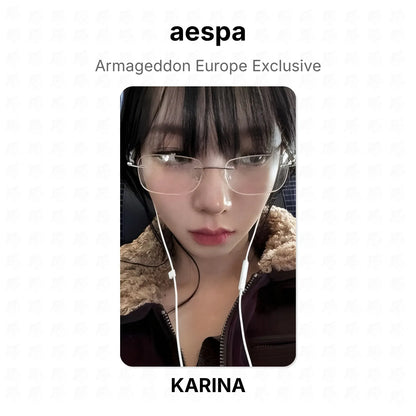 aespa Armageddon Europe Exclusive Official Photocard