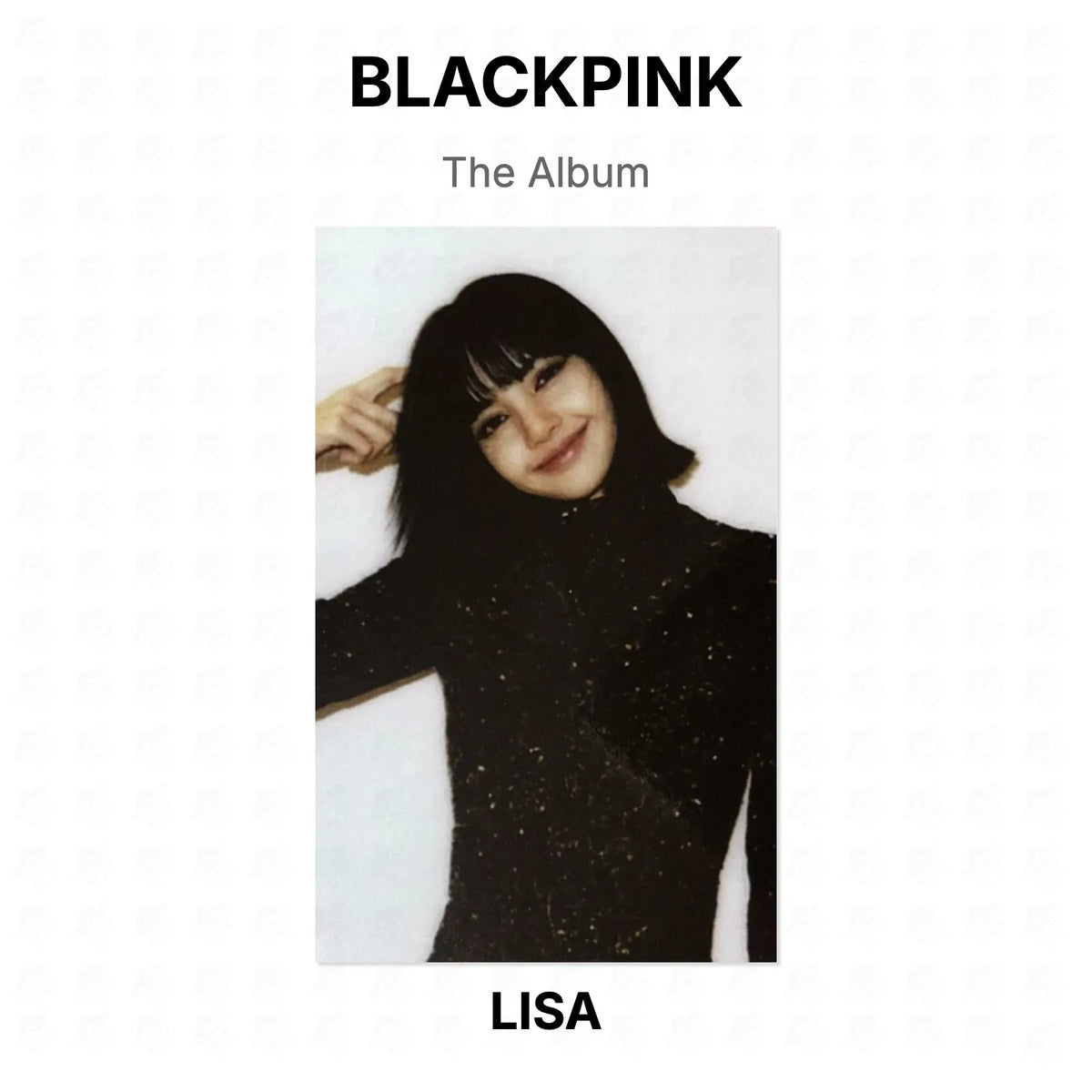 BLACKPINK The Album Official Photocard