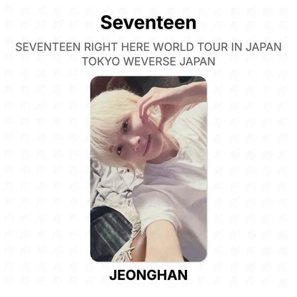 Seventeen RIGHT HERE WORLD TOUR IN JAPAN TOKYO WEVERSE JAPAN Official Photocard