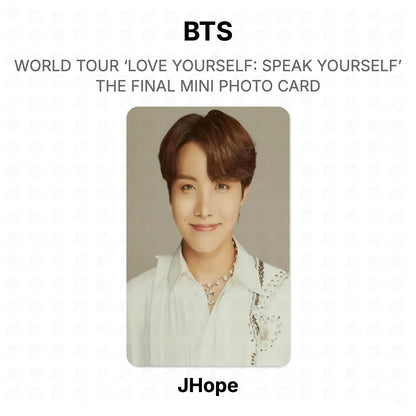 BTS WORLD TOUR ‘LOVE YOURSELF: SPEAK YOURSELF’ THE FINAL MINI PHOTO CARD photocard oficial