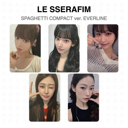 LE SSERAFIM SPAGHETTI COMPACT ver. EVERLINE Official Photocard