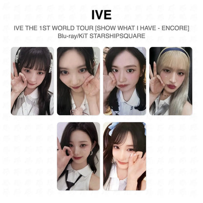 IVE THE 1ST WORLD TOUR [SHOW WHAT I HAVE - ENCORE] Blu-ray/KiT STARSHIPSQUARE Official Photocard