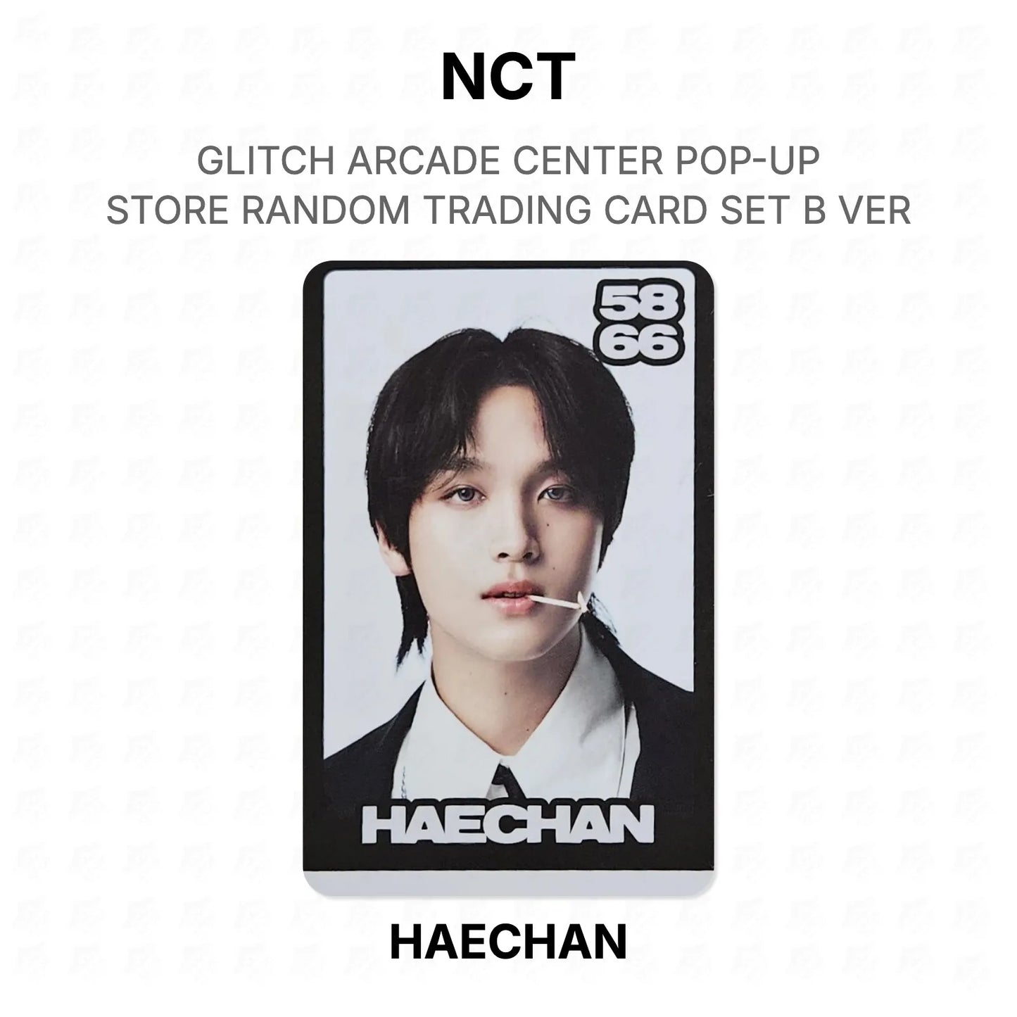 NCT GLITCH ARCADE CENTER POP-UP STORE RANDOM TRADING CARD SET B VER Official Photocard