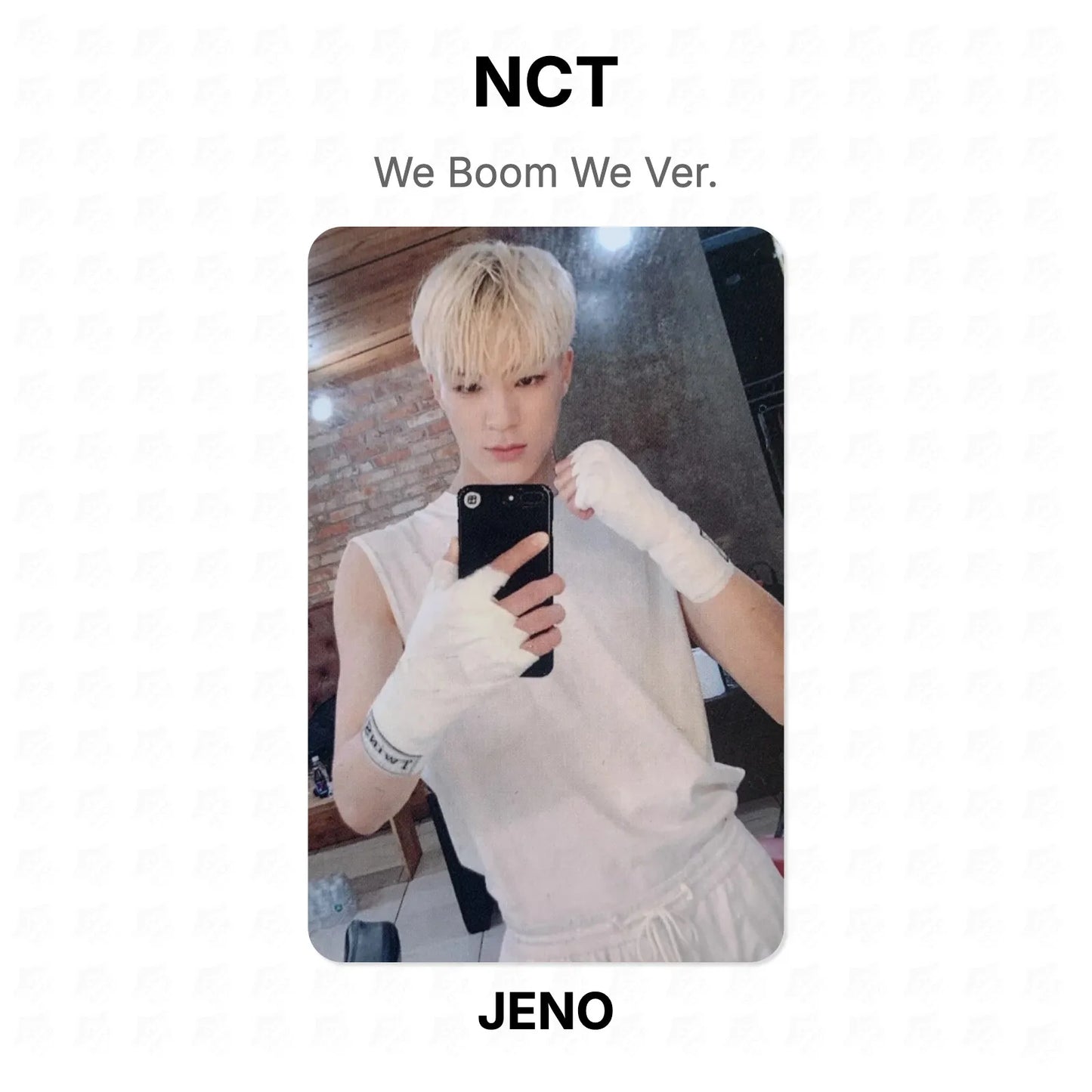 NCT We Boom We Ver. Official Photocard