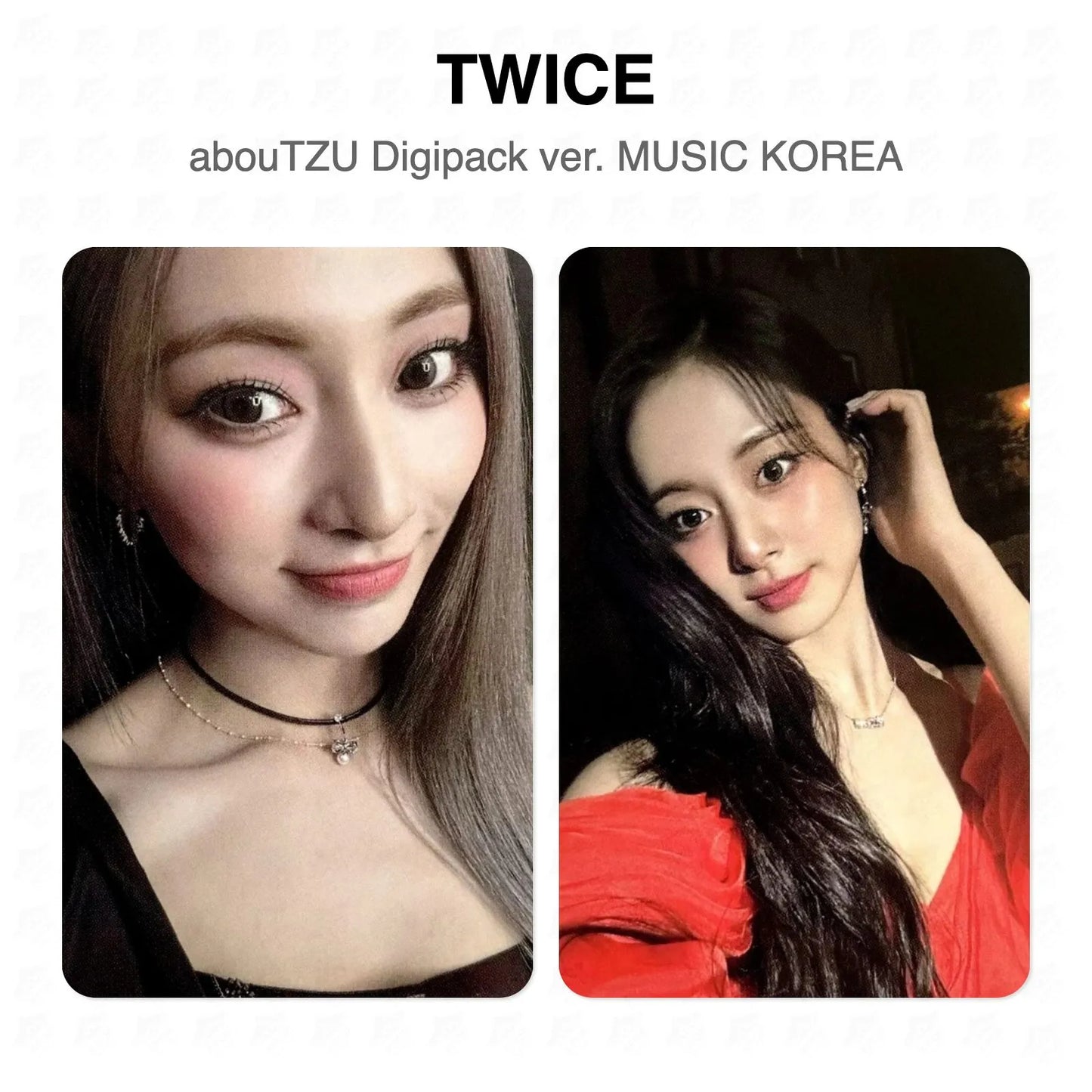 TWICE abouTZU Digipack ver. MUSIC KOREA Official Photocard