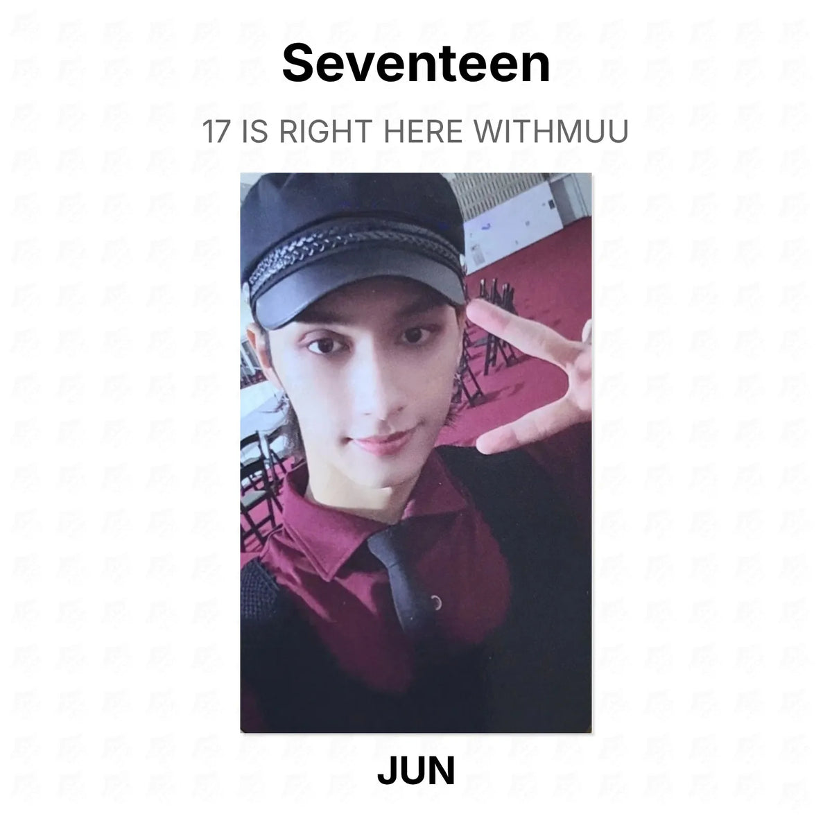 Seventeen 17 IS RIGHT HERE WITHMUU Official Photocard