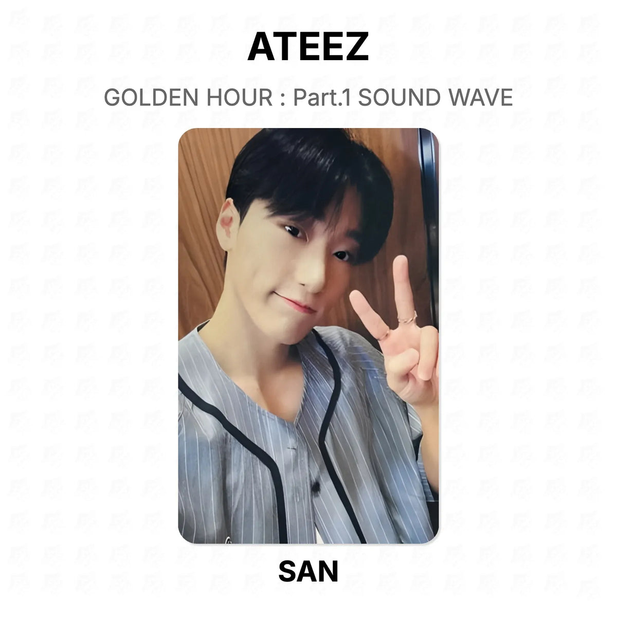 ATEEZ GOLDEN HOUR : Part.1 SOUND WAVE Official Photocard