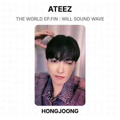 ATEEZ THE WORLD EP.FIN : WILL SOUND WAVE Official Photocard