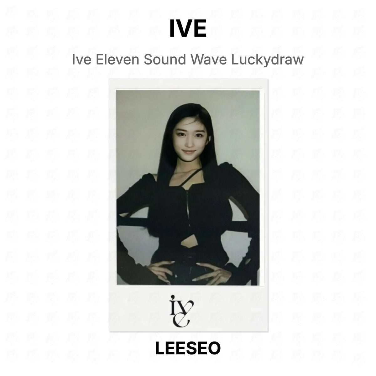 IVE Eleven Sound Wave Luckydraw Official Photocard