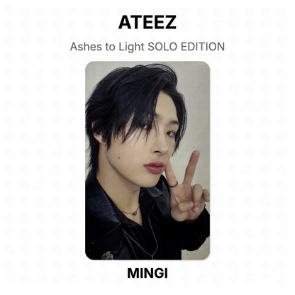 ATEEZ Ashes to Light SOLO EDITION Official Photocard