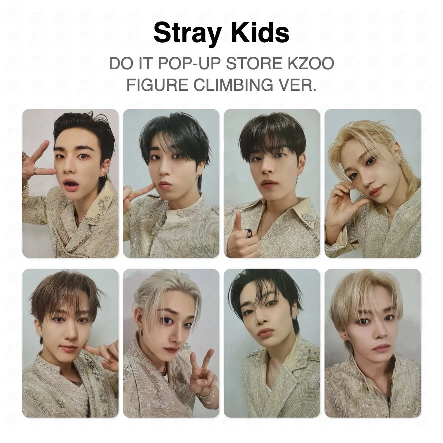 Stray Kids DO IT POP-UP STORE KZOO FIGURE CLIMBING VER. Official Photocard