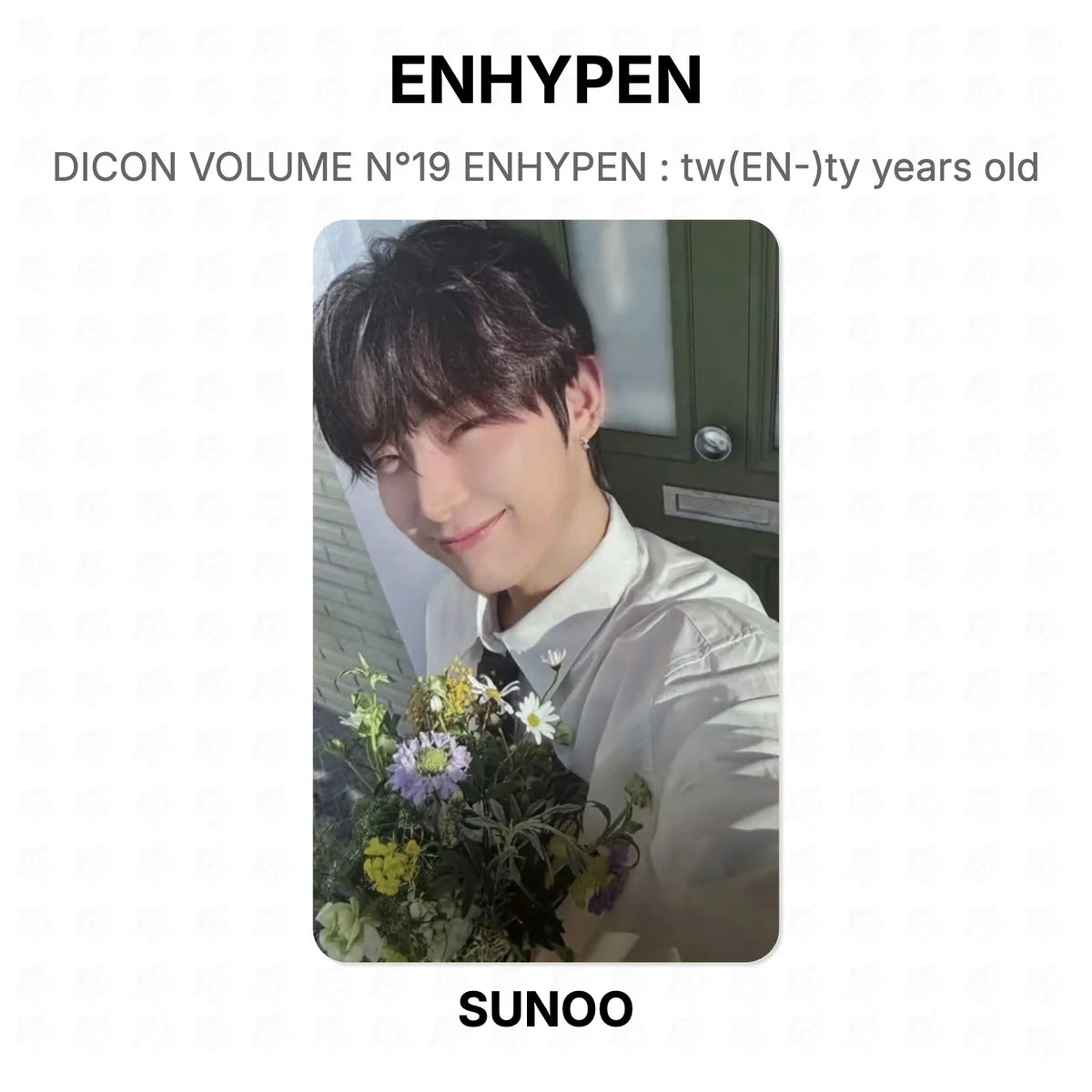ENHYPEN DICON VOLUME N°19 ENHYPEN : tw(EN-)ty years old Official Photocard