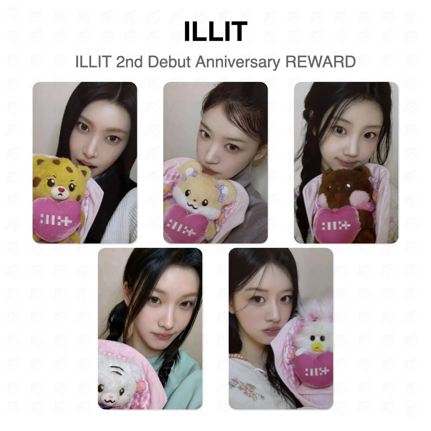 ILLIT 2nd Debut Anniversary REWARD Official Photocard