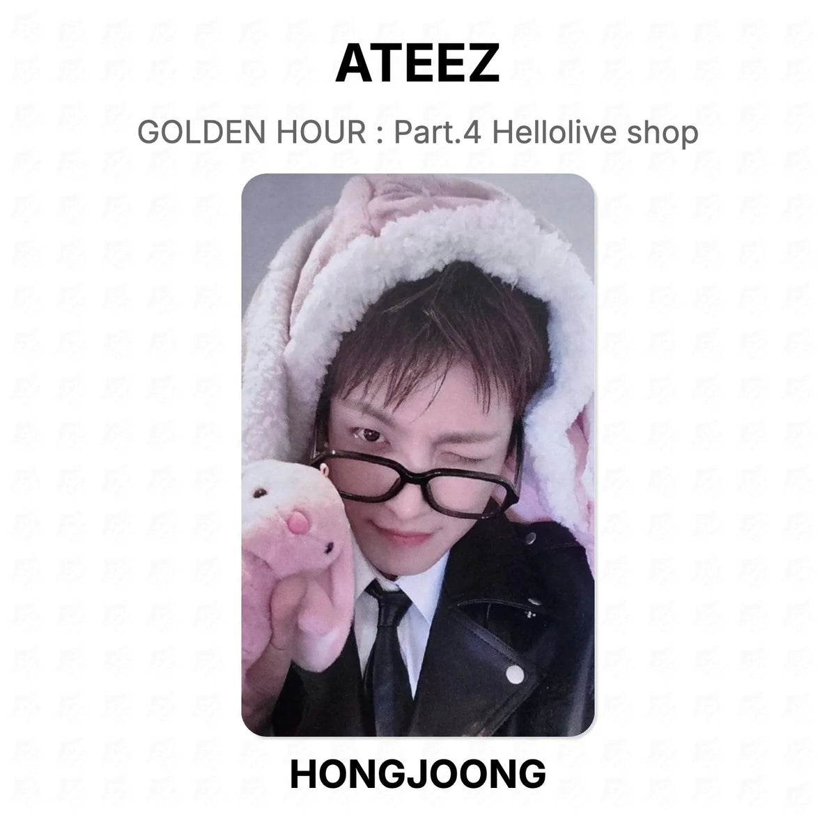 ATEEZ GOLDEN HOUR : Part.4 Hellolive shop Official Photocard