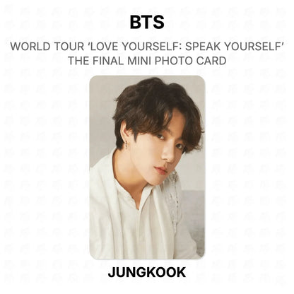 BTS WORLD TOUR ‘LOVE YOURSELF: SPEAK YOURSELF’ THE FINAL MINI PHOTO CARD photocard oficial