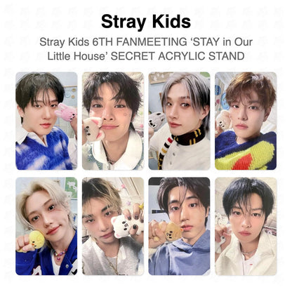Stray Kids 6TH FANMEETING ‘STAY in Our Little House’ SECRET ACRYLIC STAND Official Photocard