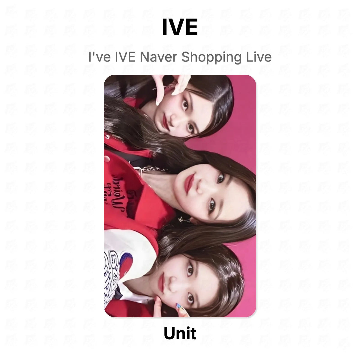 IVE I've IVE Naver Shopping Live Official Photocard