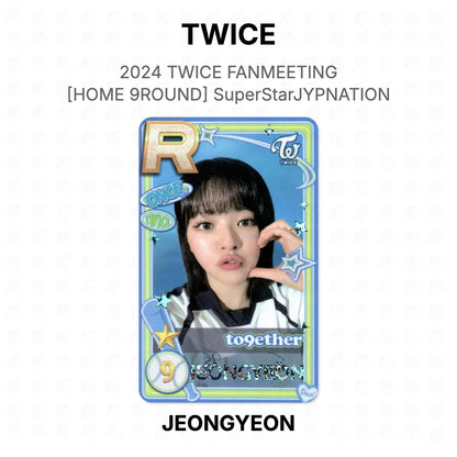 TWICE 2024 TWICE FANMEETING [HOME 9ROUND] SuperStarJYPNATION Official Photocard