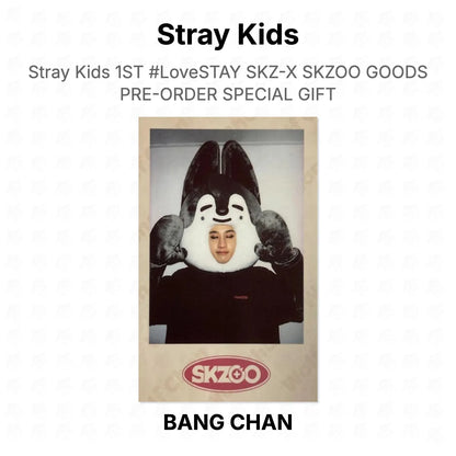 Stray Kids 1ST #LoveSTAY SKZ-X SKZOO GOODS PRE-ORDER SPECIAL GIFT Official Photocard