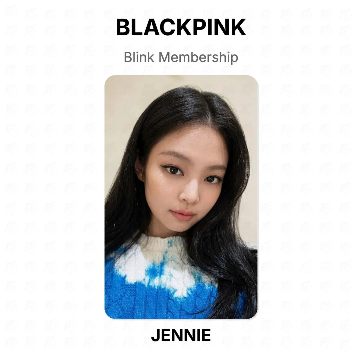 BLACKPINK Blink Membership Official Photocard