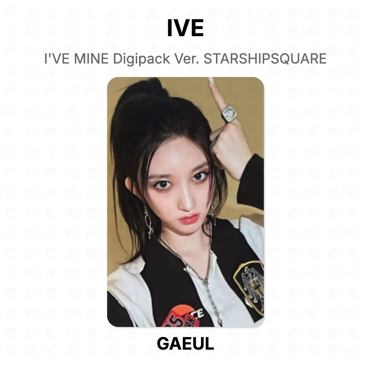 IVE I'VE MINE Digipack Ver. STARSHIPSQUARE Official Photocard