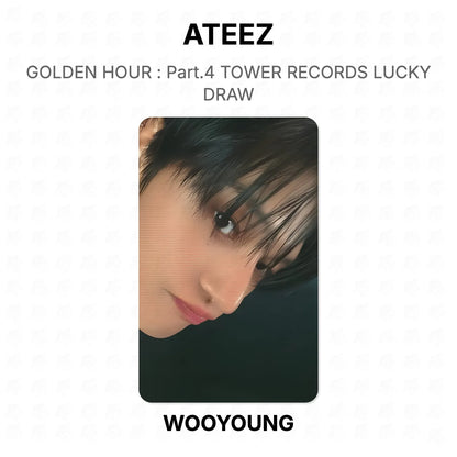 ATEEZ GOLDEN HOUR : Part.4 TOWER RECORDS LUCKY DRAW Official Photocard